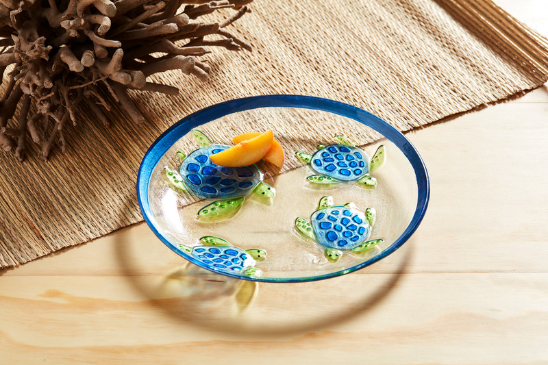 Mudpie - Glass Turtle Platter - 40700806