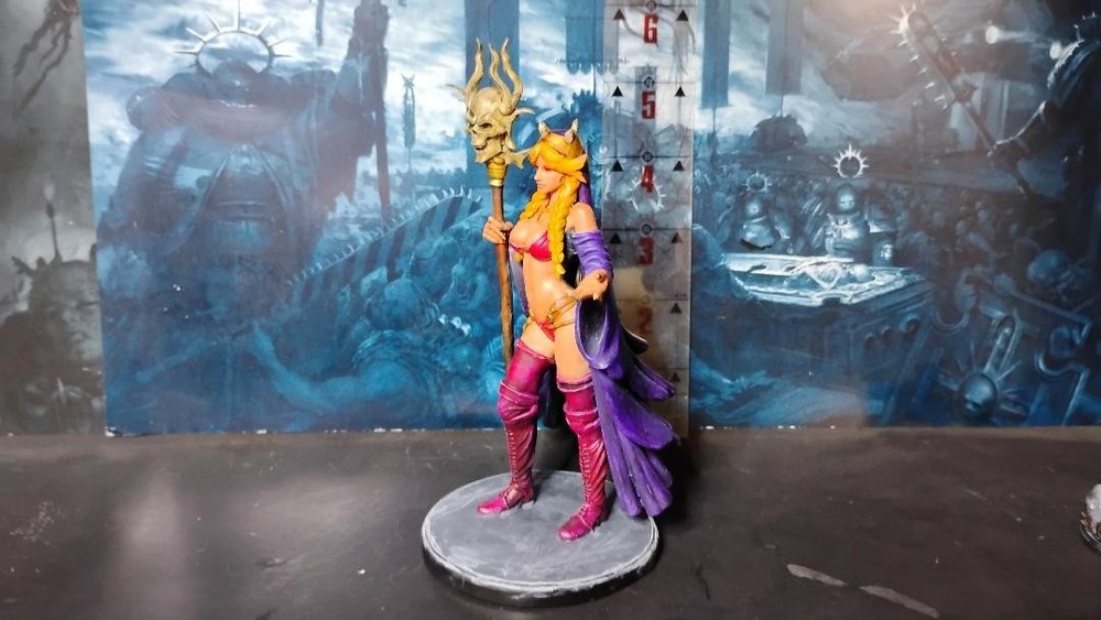 Lilith Dreamreaver Necromancer original prototype from Evil Painter Studios