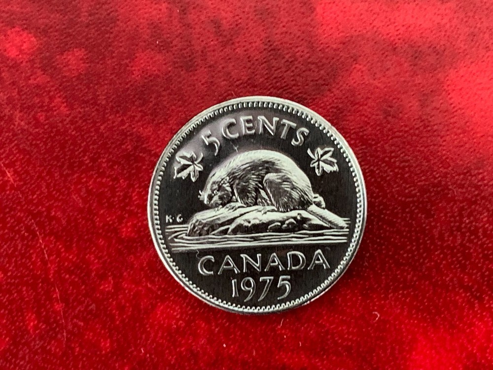 Canada 5 Cent 1975 Specimen Coin-Uncirculated