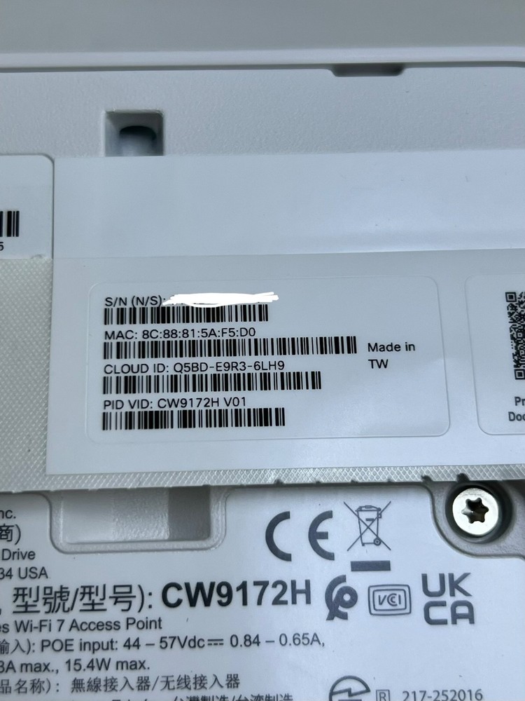 Cisco CW9172H Wireless Access Point