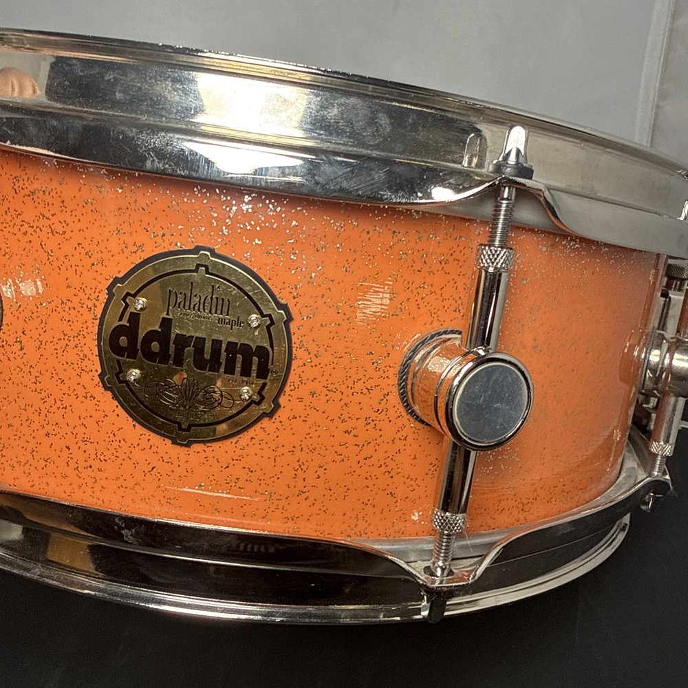 Paladin ddrum Maple Orange Snare Drum W/ Case