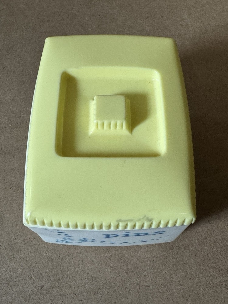 vintage Clarolyte plastic Pin container Sewing Storage