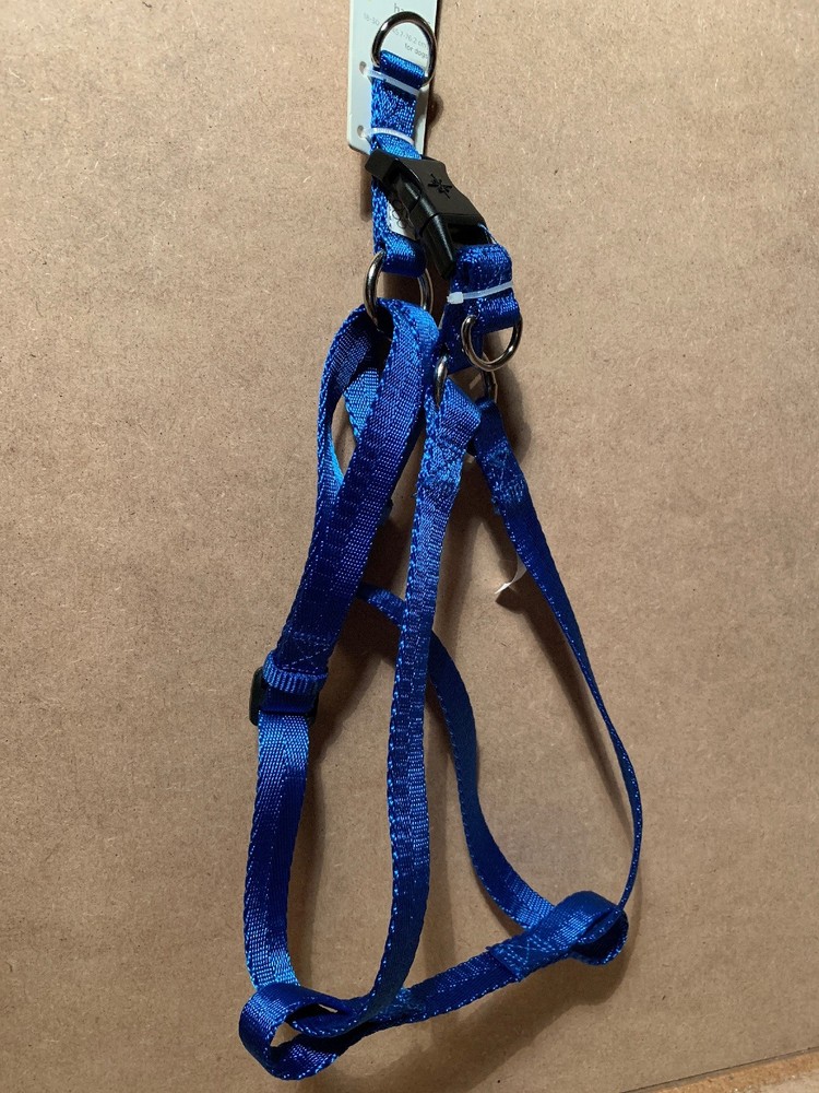 Good2go Dog Nylon Harness Medium 18”-30” Adjustable Blue B2