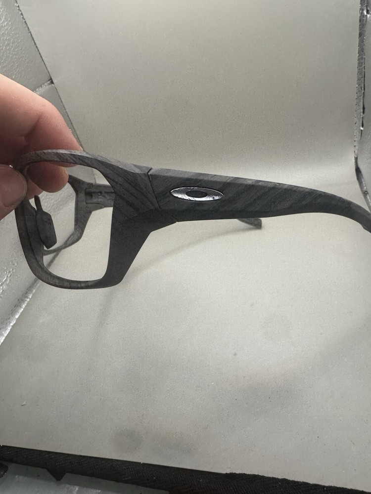 Oakley Split Shot Woodgrain Frame (Missing Arm Clips)