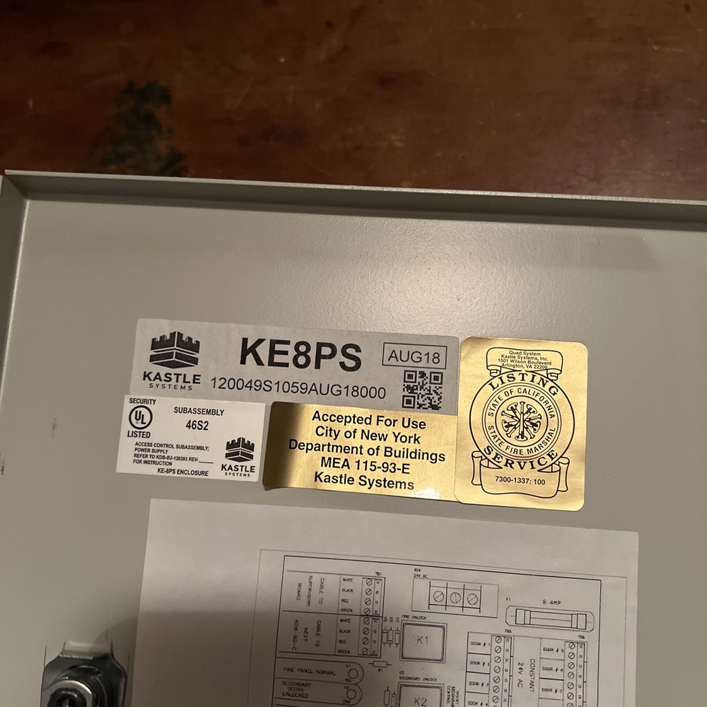 Kastle Systems KE8PS KDB-8U Tested & Working