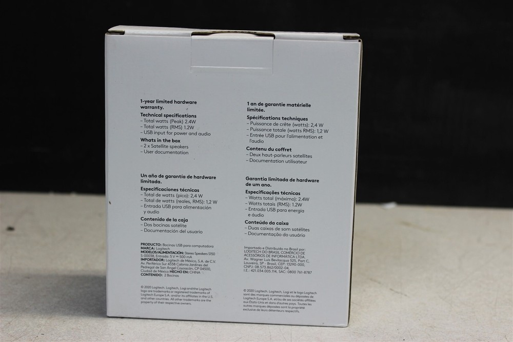 Logitech S150 USB Stereo Desktop Speakers