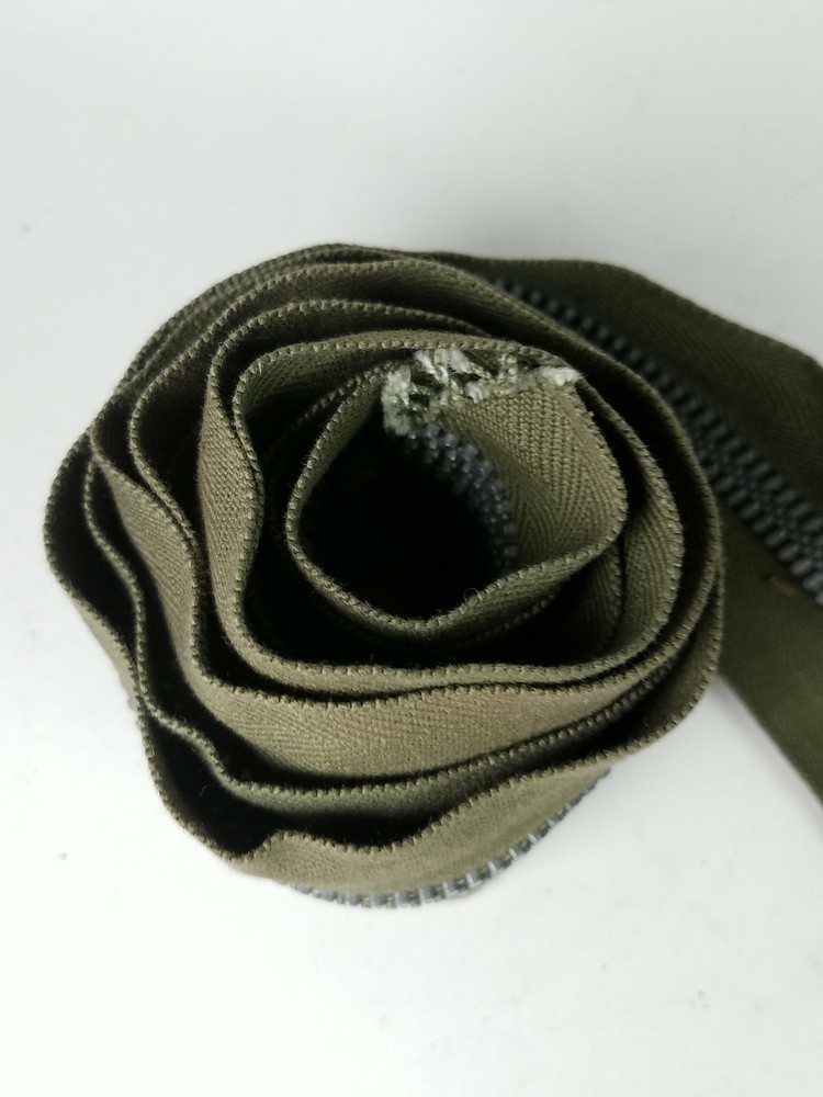 Military Green Zipper