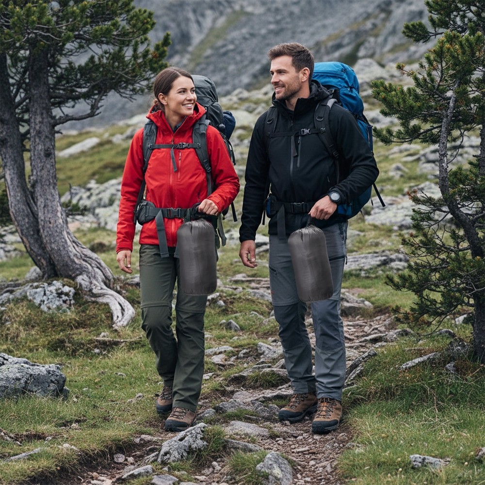 Envelope Camping Sleeping Bag, Rectangular Sleeping Bag Lightweight Waterproof