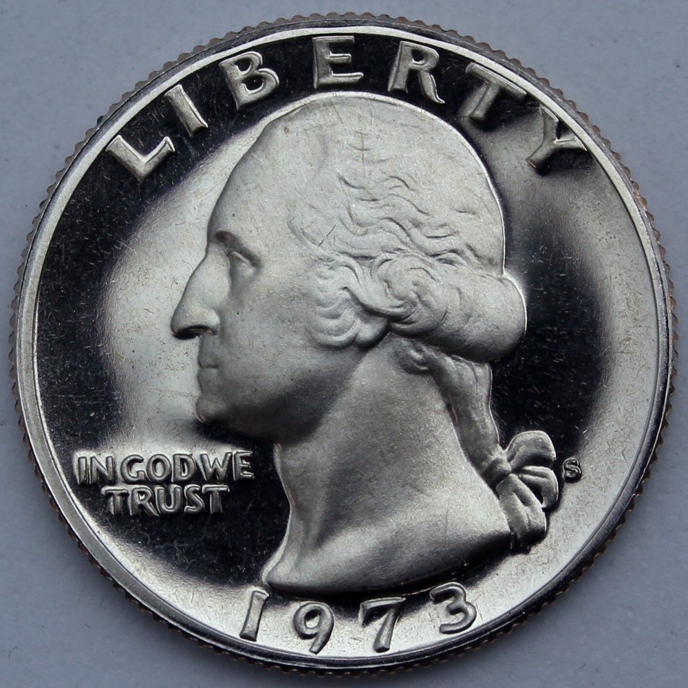 1973-S Proof Washington Quarter