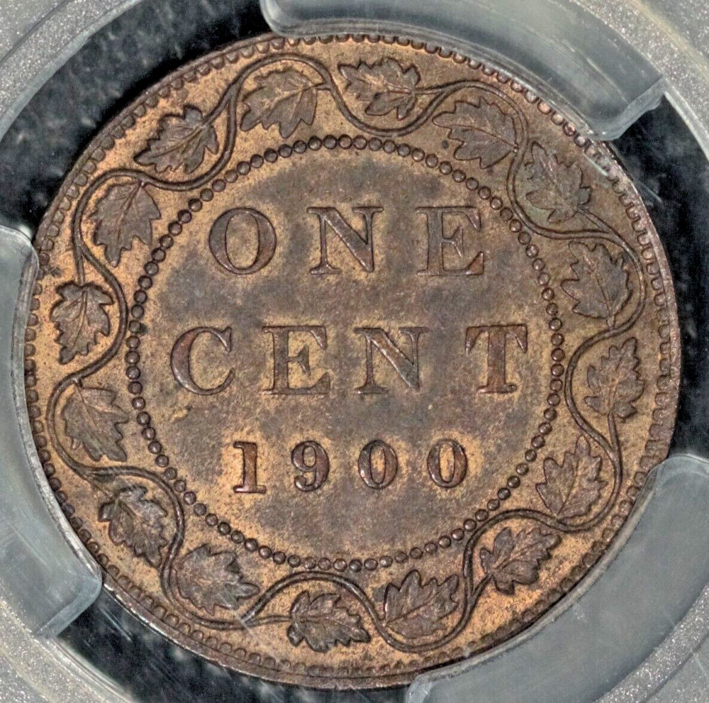 1900 Canada 1 cent, PCGS MS62RB