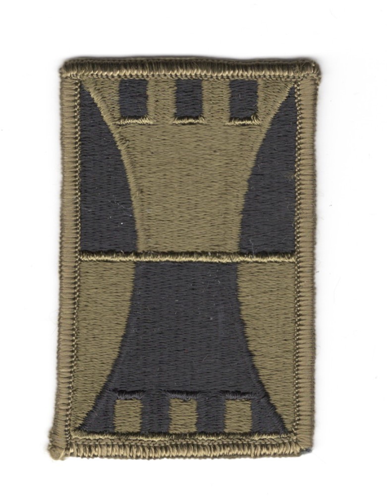 Army Patch: 416th Engineer Brigade - subdued, merrowed edge