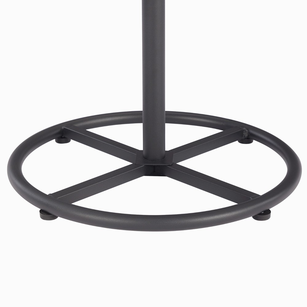 3 Piece Bar Table +2 Stools Set Round Wine Rack Table Outdoor Dining Kitchen Pub