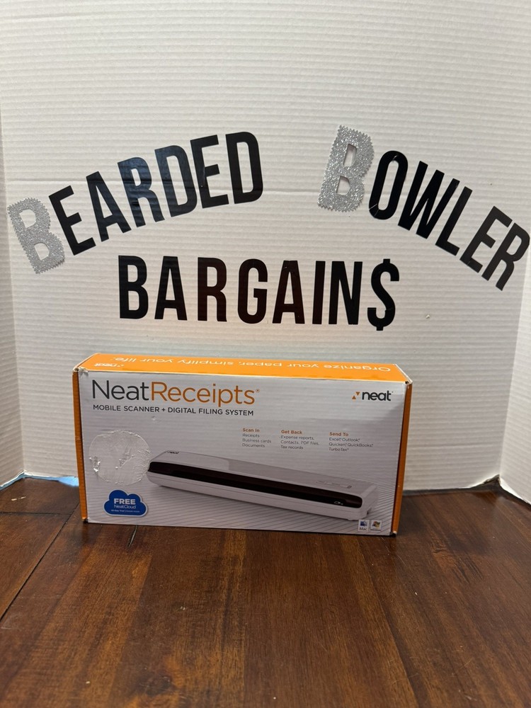 Neat Receipts Mobile Scanner Digital Filing System. Never Used