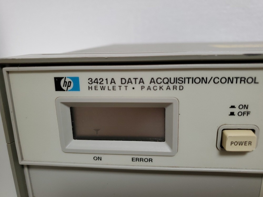 Vintage HP Hewlett Packard 3421A Data Acquisition Control Unit - Powers On *READ