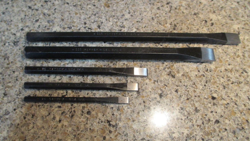 5 New, Mayhew Chisel Set