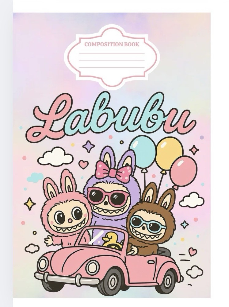 Custom notebooks Composition Notebook Personalized, 80 Pgs You Choose The Theme