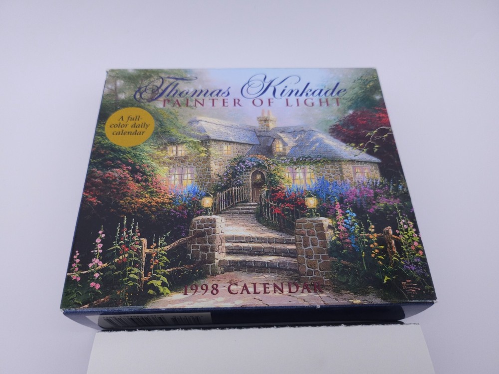 Thomas Kinkade Painter Of Light 1998 Scripture Calendar
