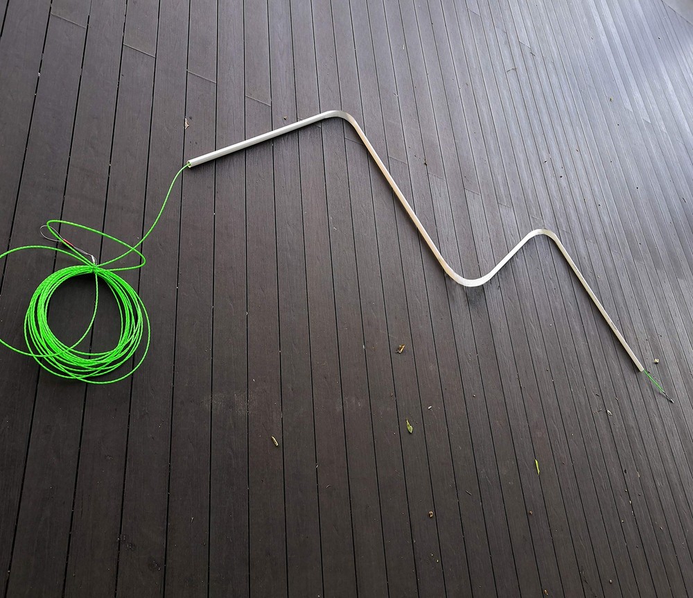 20m Electrical Wire Cable Fish Tape Threader Puller Line Green Diameter 4.5mm