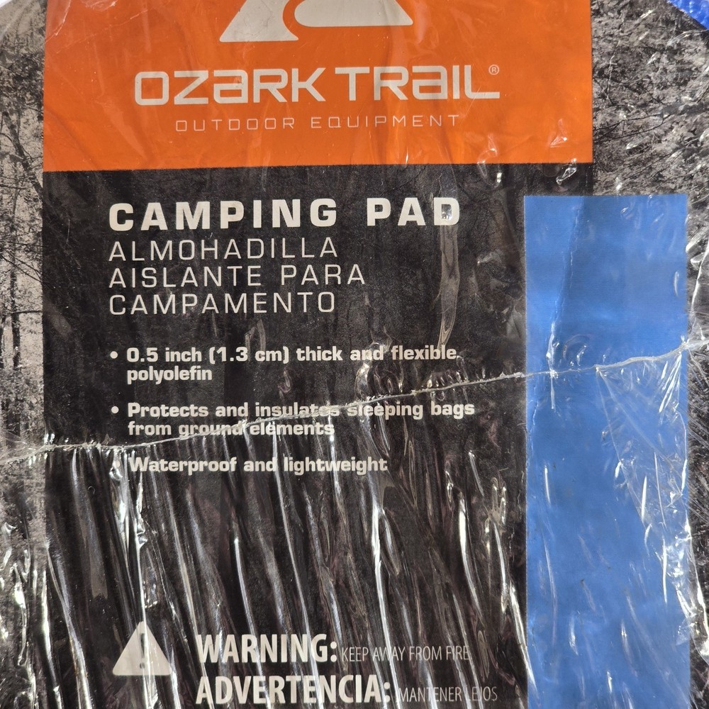 Ozark Trail Camping Pad-blue