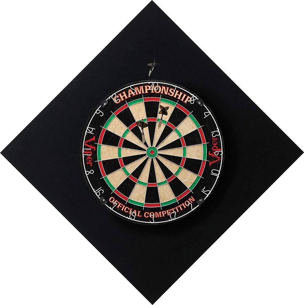 Viper Defender II Dartboard Surround Wall Protector Black