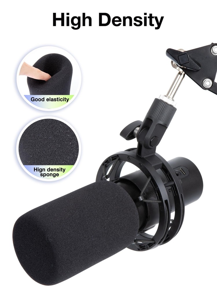 QuadCast 2 Pop Filter Windscreen Compatible with HyperX QuadCast 2 Microphone...