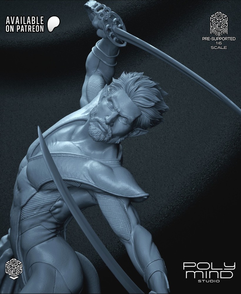 Nightcrawler Statue 3D Printed Kit Unpainted/Unassembled