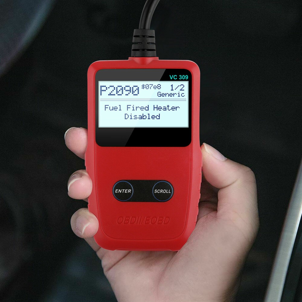 EOBD OBDII Car Scanner Code Reader Auto Fault Engine Diagnostic Reset Tool VC309