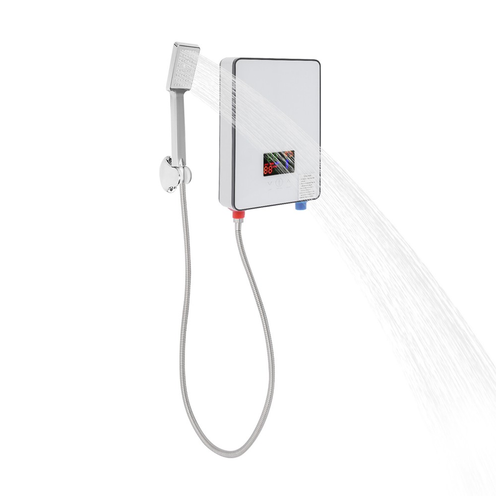 4500W Electric Instantaneous Water Heater 110V Sink Hot Water Tank w/LED Screen