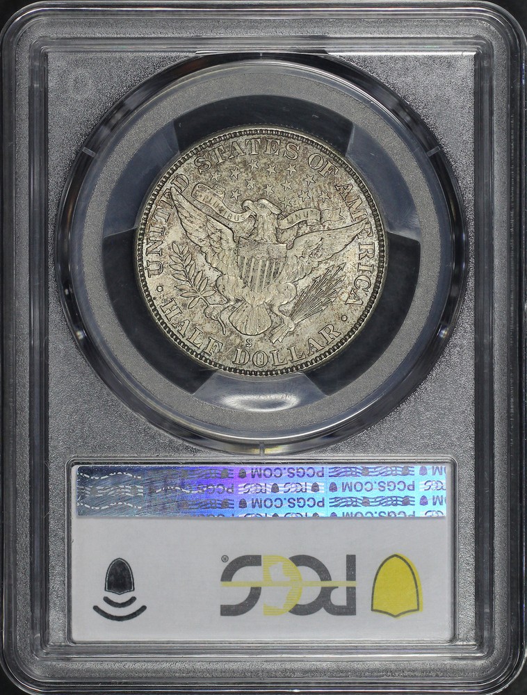 1912-S Barber Half Dollar PCGS AU-58