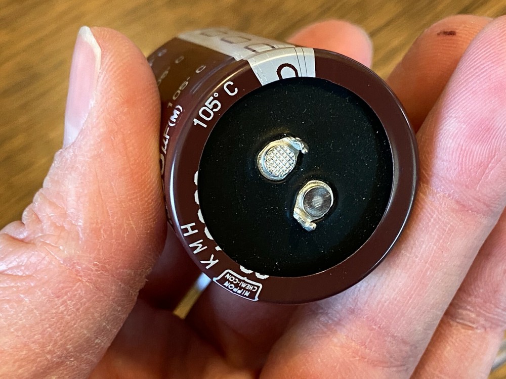 2 Replacement Main Filter Capacitors Marantz 2235B Chemi-Con 10000 uf 63v 35mm