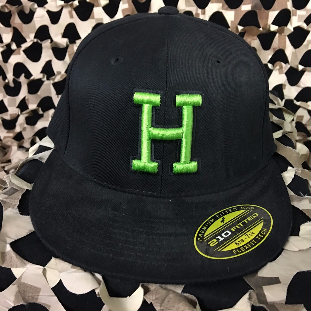 NEW HK Army Flex Fit H Hat - Neon - Small/Medium