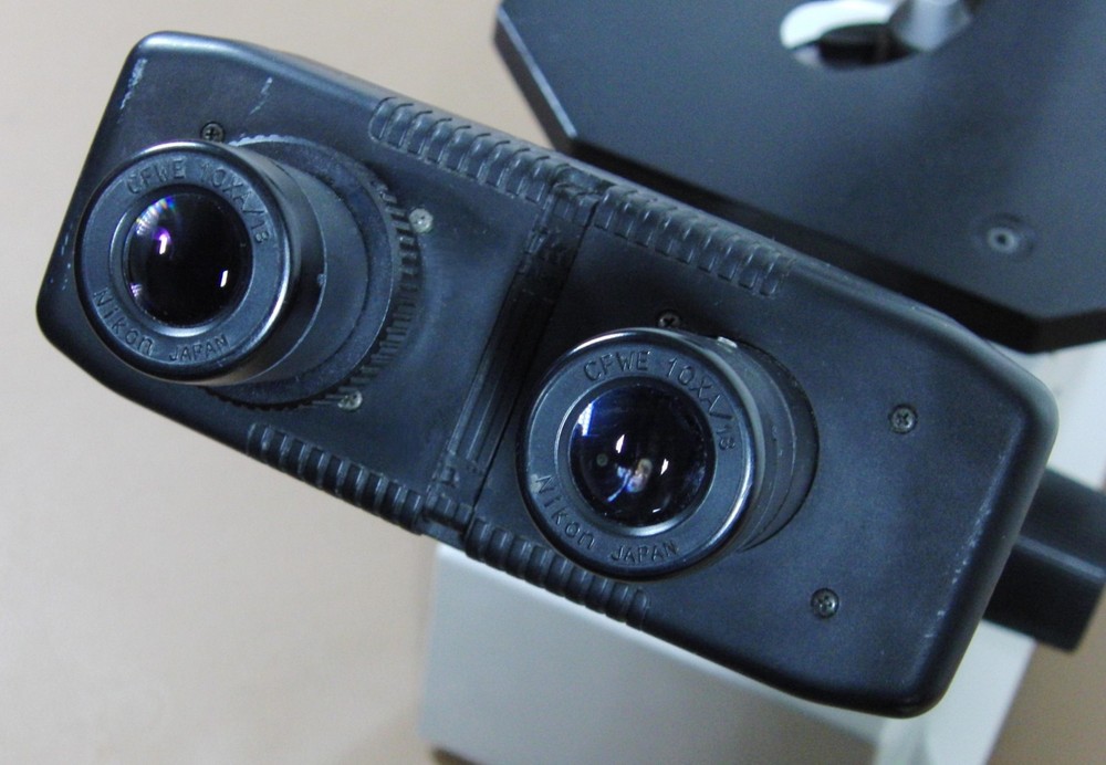 Nikon TMS Inverted Phase Contrast Microscope with (2) x Objectives