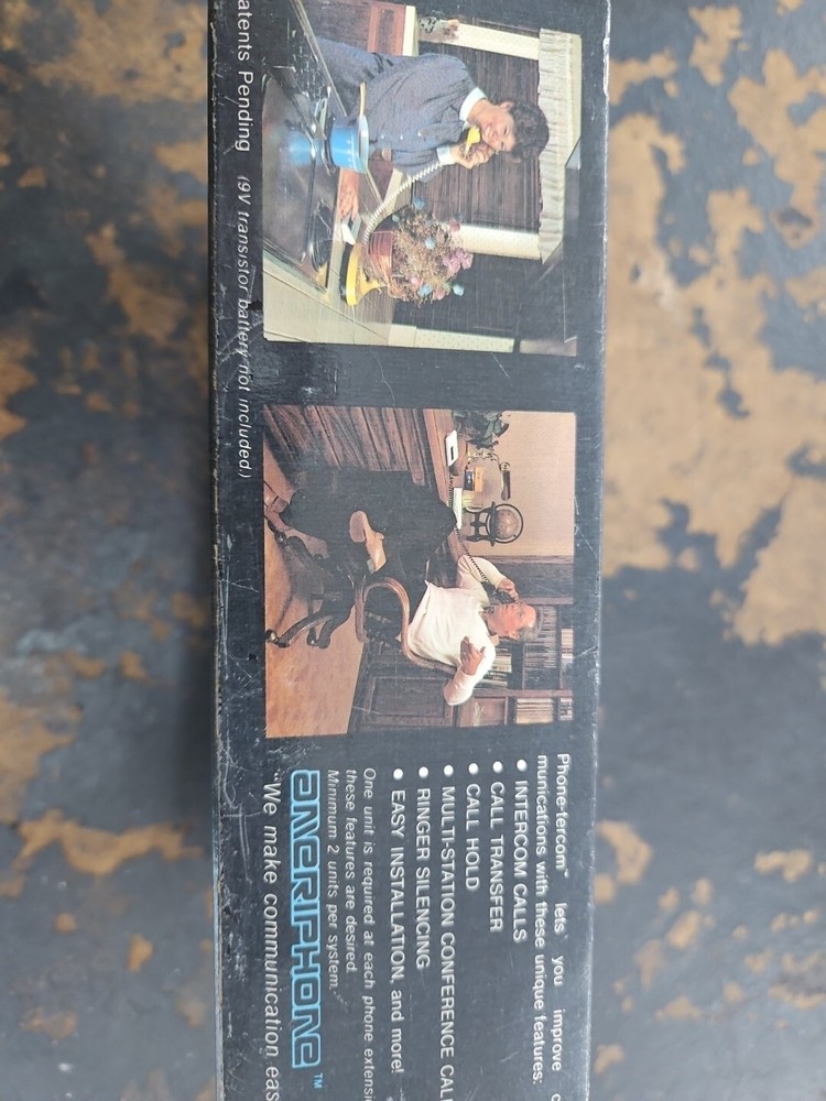 Vintage Ameriphone Phone-tercom Intercom System Ring Silencer Hold Office Home