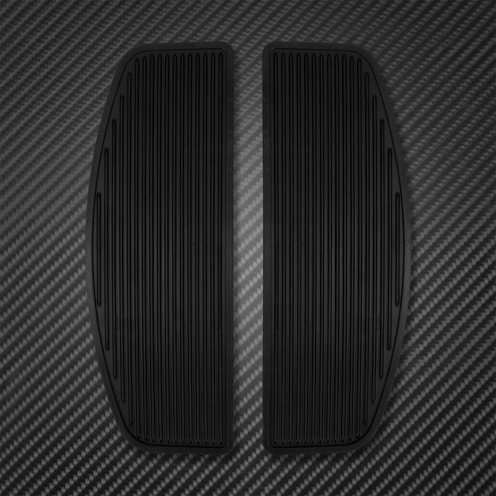 Front Floorboard Rubber Replacement Pad Insert Fit For Harley Touring Softail
