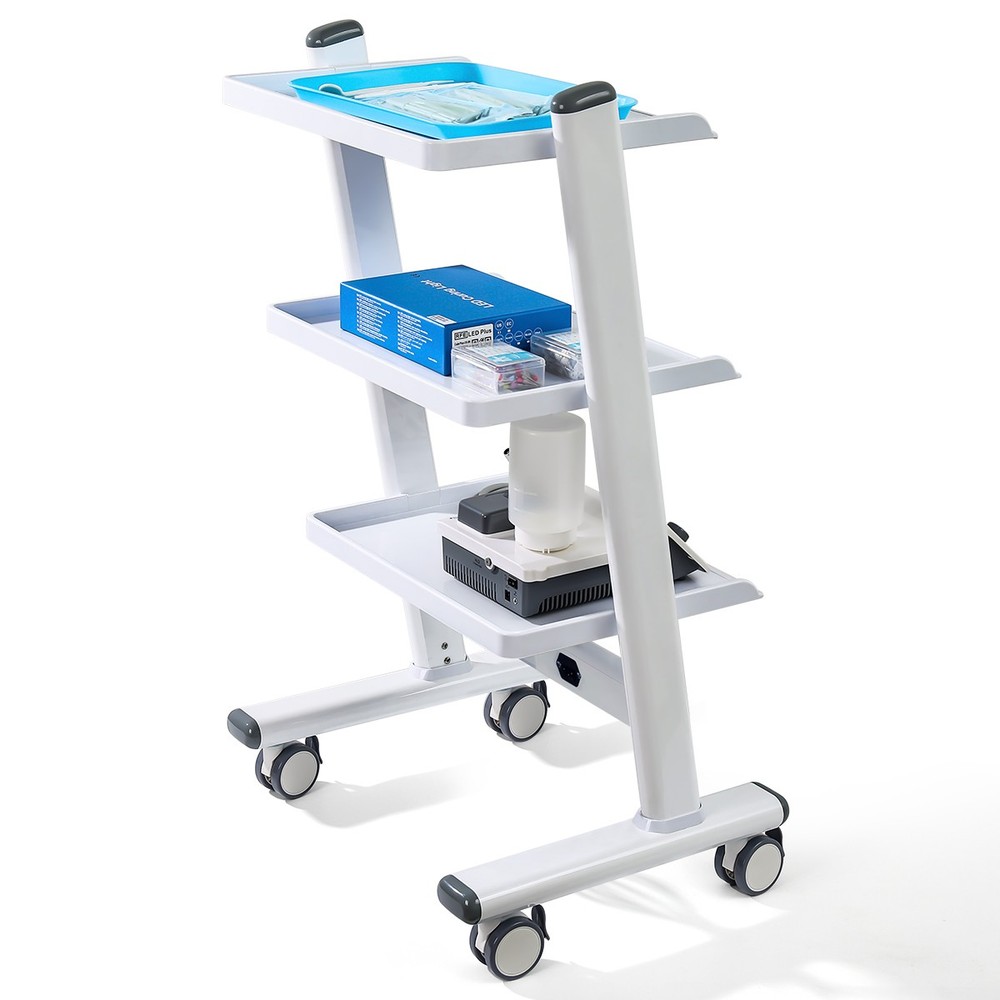 Dental Trolley Cart Mobile Rolling Serving Cart 3 Layers /Multi-Function Cart
