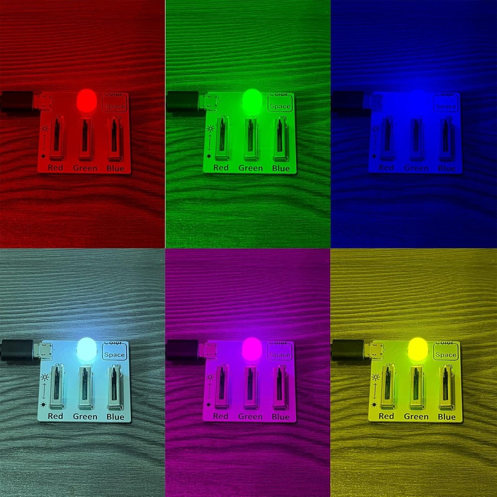 DIY Soldering Practice Kit RGB Practice Learning Electronics Training Board