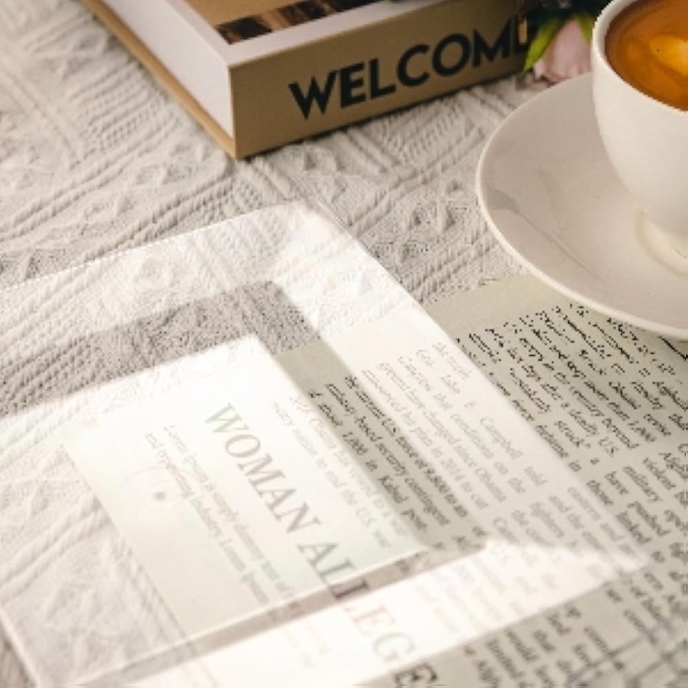6.5 Inch Square Clear Plastic Plates for Dert & Appetizer, Durable