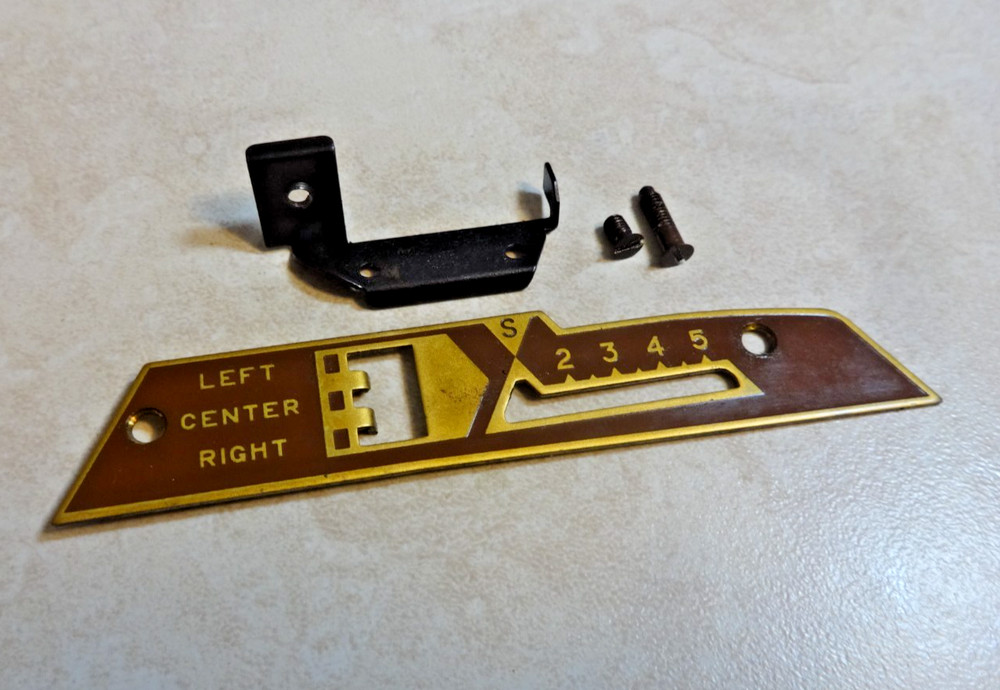 Singer 403A Sewing Machine STITCH WIDTH COVER PLATE