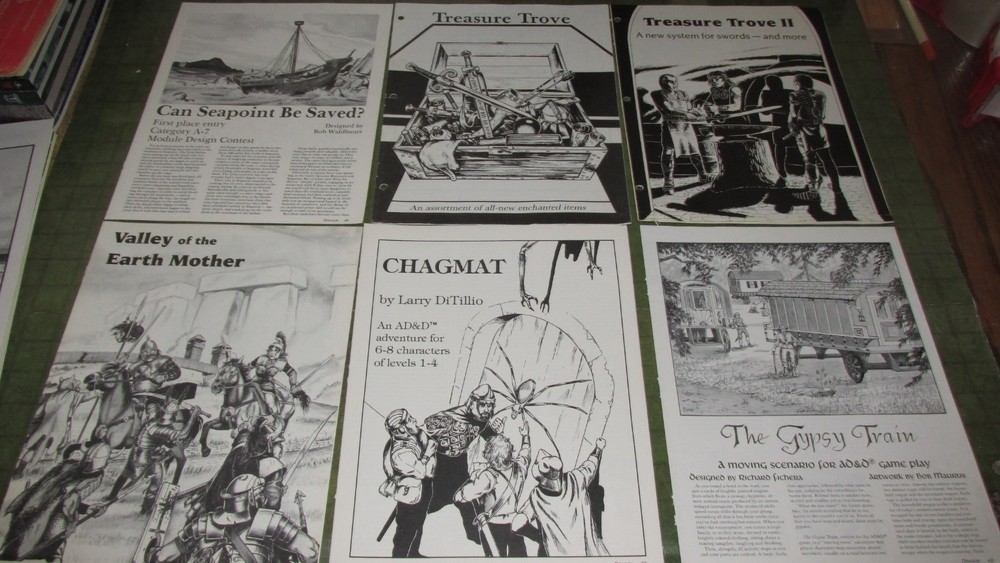 Dragon Magazine Modules  Free Shipping