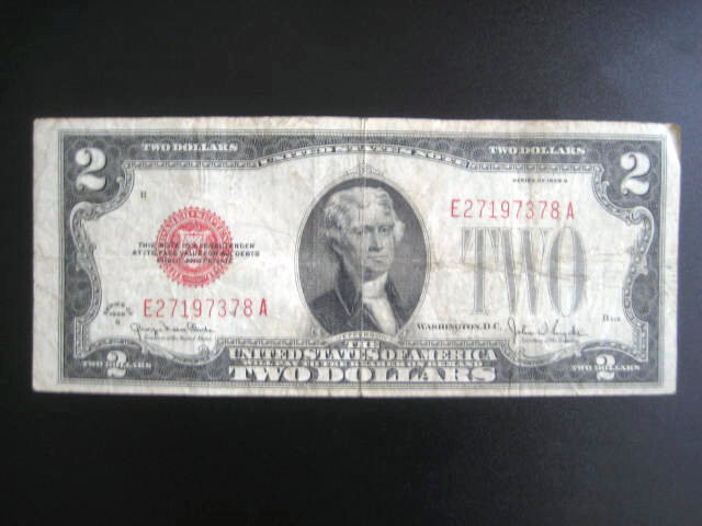 $2 1928 ((G)) UNITED STATES NOTE CHOICE VF NOTE