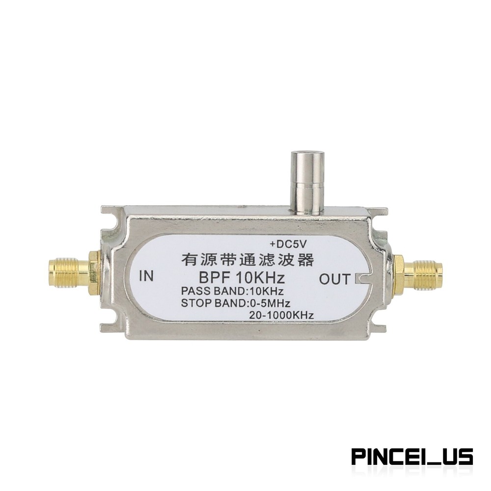 10KHz BPF Single Power Supply Active Bandpass Filter 45dB Suppression RF Acc