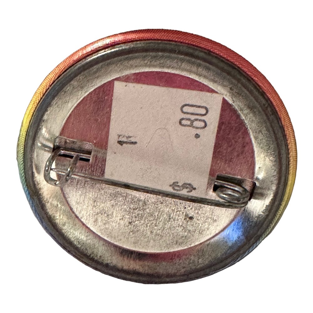 Nowhere Else But Oregon State Pinback Button Rainbow Souvenir Lapel Pin