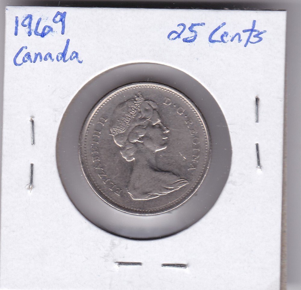 1969 Canada 25 Cents