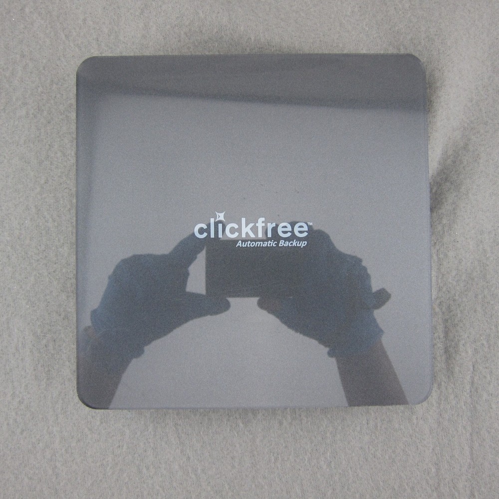 Clickfree Automatic Backup HD1037N3 w/Power Adapter USB 3.0 Cable Tested Working