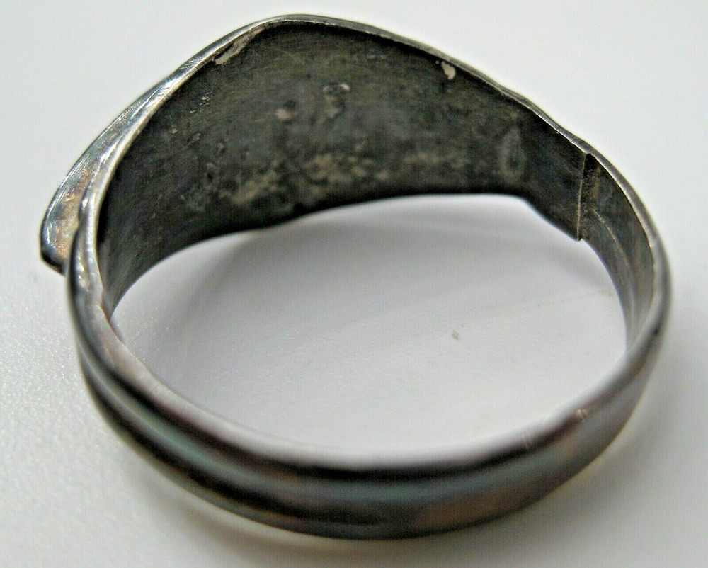 Robert Vandover Sterling Silver Multi-Stone Ring Native American Navajo Size 6
