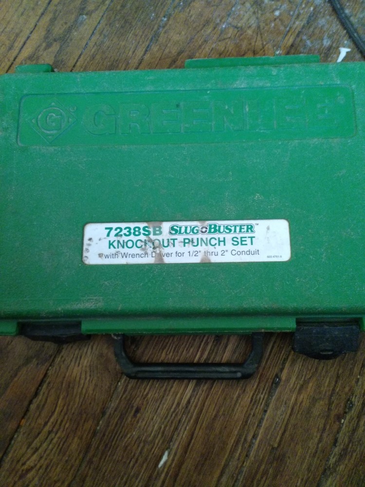 Greenlee Slug O Buster Knockout Punch Set