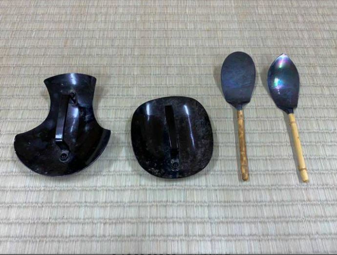 Tea utensils Rotating table Rotating table Ash tool Ash making ash holding table