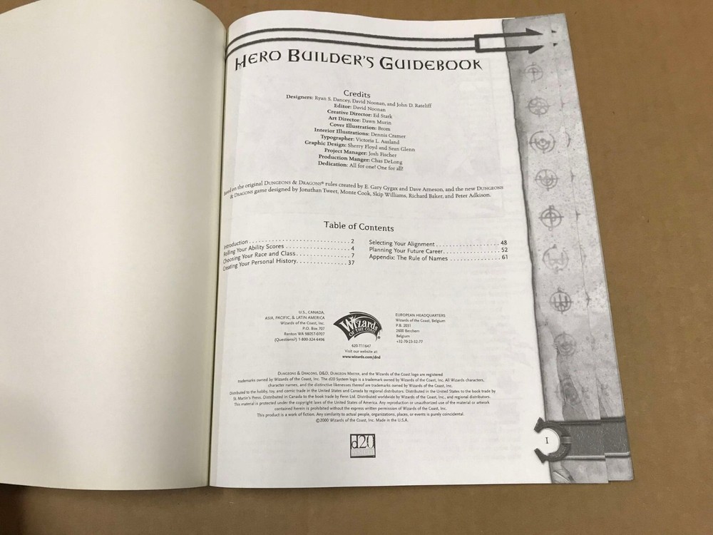 Dungeons and Dragons Hero Builder's Guide Book - Ryan Dancey, David Nooman