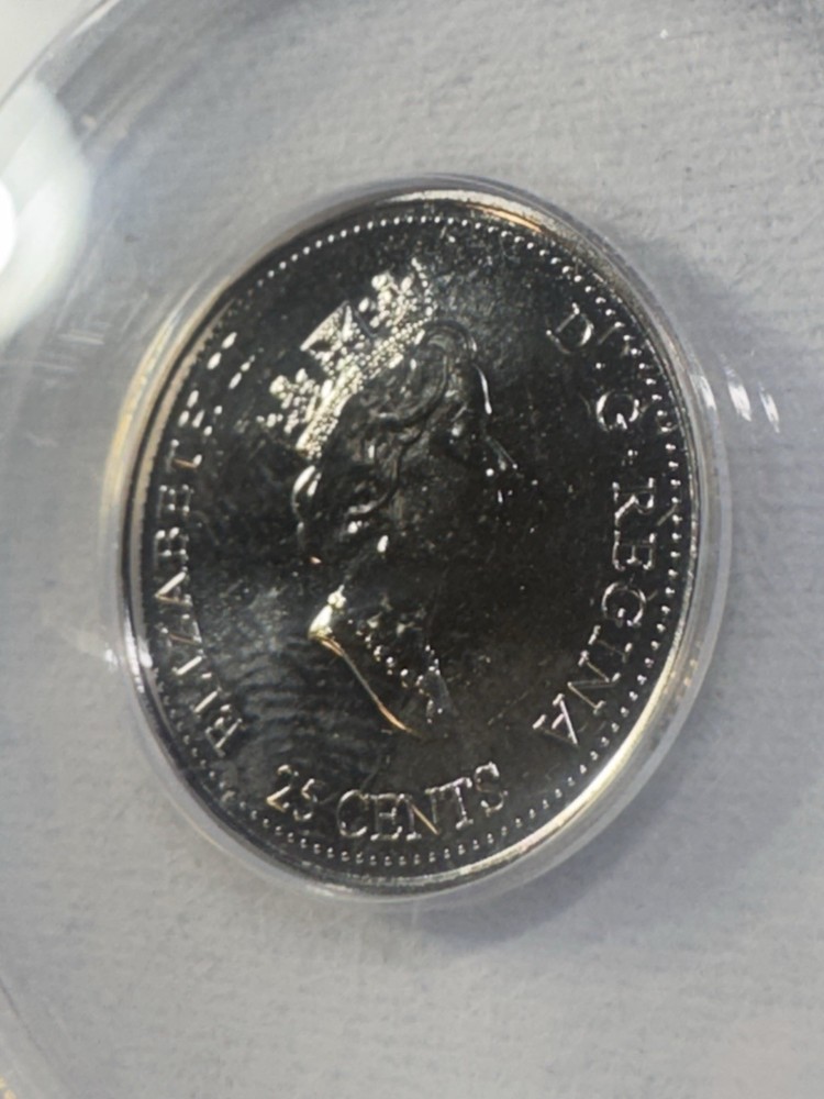 2000 Canada 25 Cents Commemorative Community Graded MS 65 by ANACS