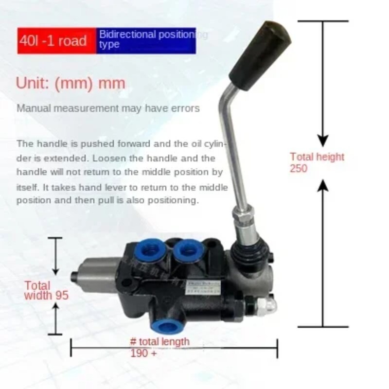 Hydraulic Multi-way Valves Manual Directional Valves Separator Cylinders